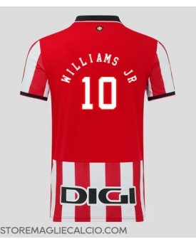 Athletic Bilbao Nico Williams #10 Maglia Gara Casa Repliche 2025-26